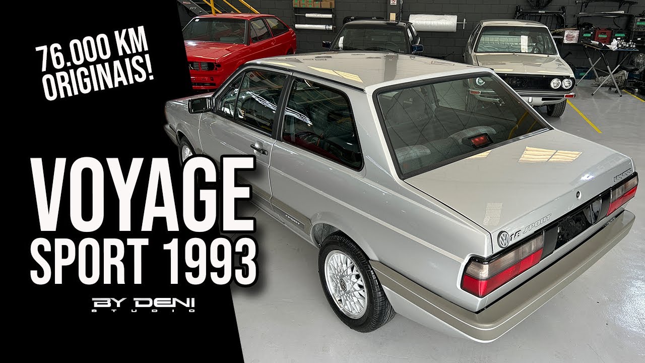 Voyage Sport 1993 com 76.000Km originais: a revitalização de um pós compra na By Deni Studio