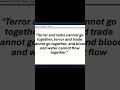 Terror and Talks Cannot go Together