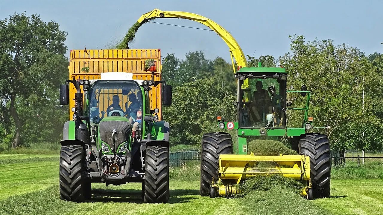 Grass Silage | John Deere 5830 + Fendt | Niejoco / Rosamijnhoeve | 2020