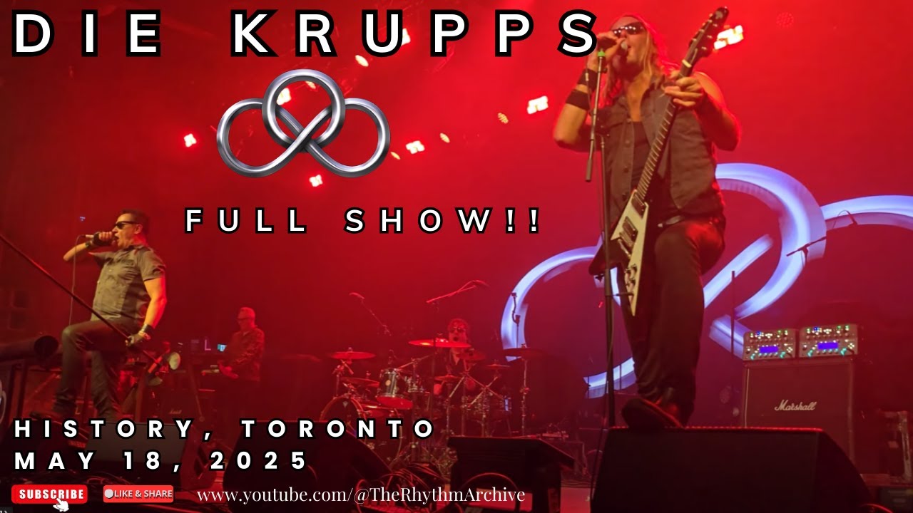 DIE KRUPPS | Live Industrial EBM Blast! | Full Set | History | Toronto | May 18, 2025