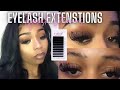 DOING MY OWN LASH EXTENSIONS AT HOME FT. FADLASH | Brianna S.