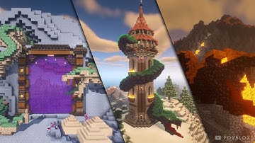 TITAN SNAKES!!!  A tour of some EPIC gigantic Minecraft monster serpents