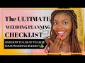 The ONLY Detailed Wedding Planning CHECKLIST Video You Need + How To Make A BUDGET For Your Wedding