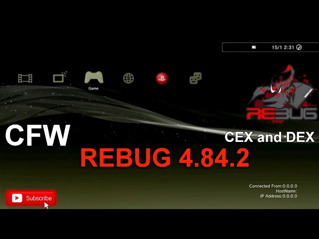 Har det dårligt mentalitet selvmord PS3/CFW/CEX-DEX] How to Install Firmware Rebug 4.84.2 D-Rex/Rex Cobra 8.1  "Cex and Dex" + download - YouTube