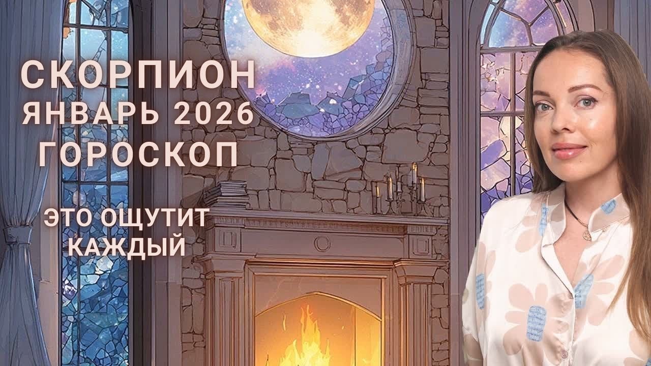 Скорпион - гороскоп на январь 2026 года. Это ощутит каждый