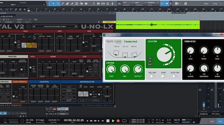 NUX Tape Core deluxe with Tape Core Editor softwar...