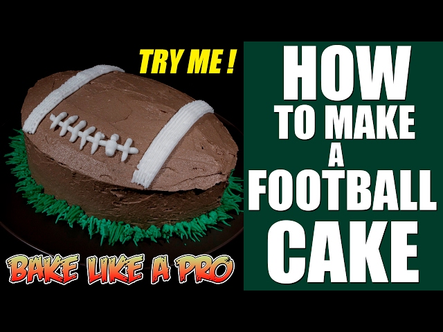 how to shape a football cake｜TikTok Search