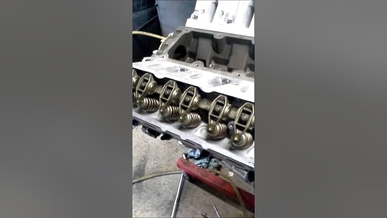 how to install head studs on a ls1 part 2 - YouTube