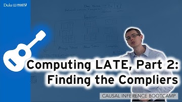 Computing Late, Part 2: Finding Compliers: Causal Inference Bootcamp