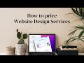 how to price website design packages