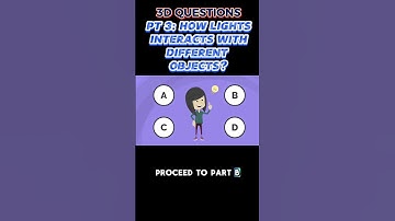 PART 3: How Light Interacts with Materials 💡 | 3-D Questions by Mr. Lara