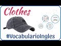 Vocabulario de ropa en inglés con imágenes. Pronunciación Prendas de vestir inglés y español # 3