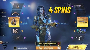 My Luck Getting Worse Day by Day - Legendary Nyx Draw 4 Spins in CODM