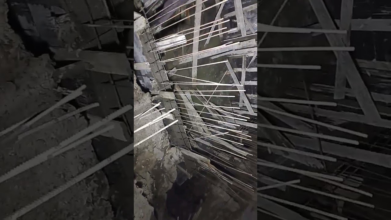 Tank walls pouring concrete...