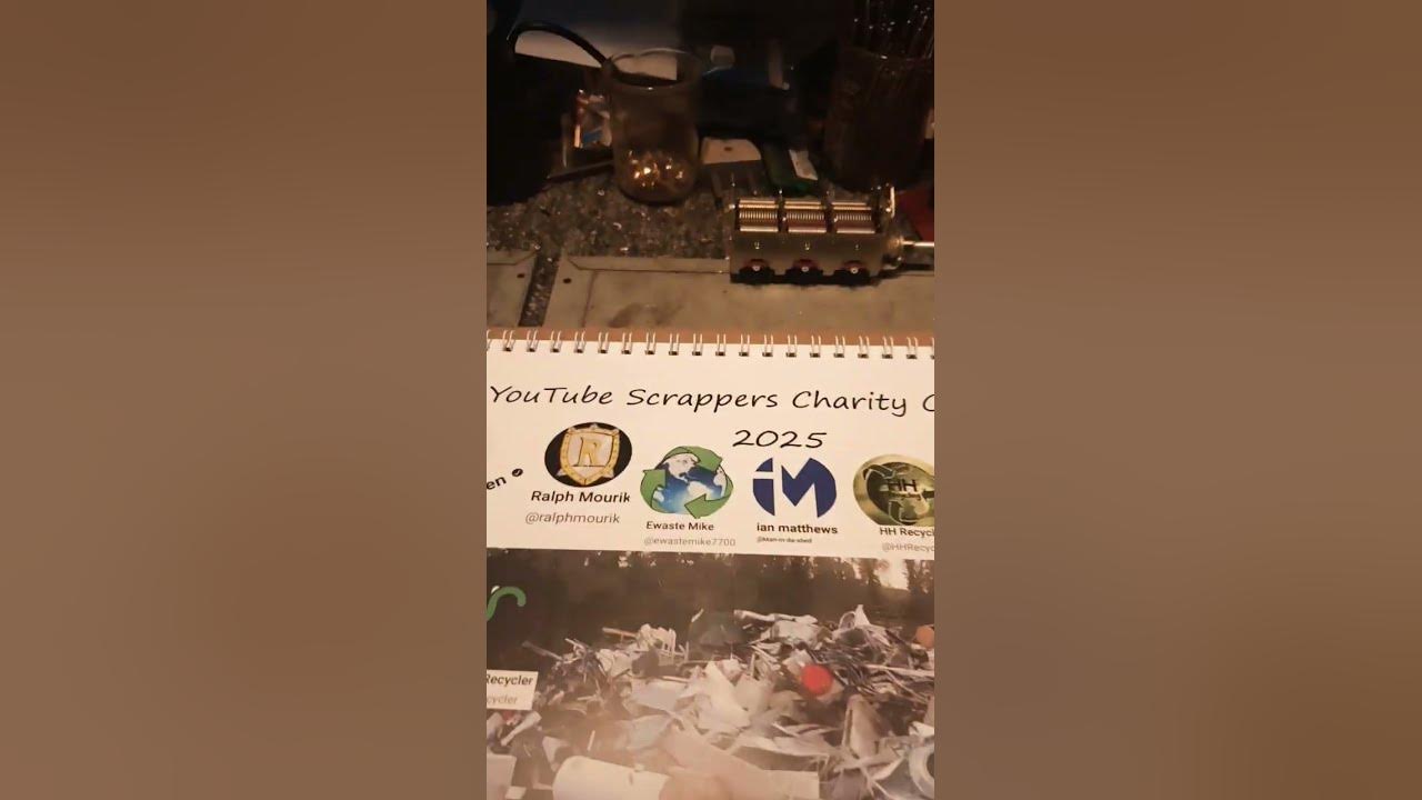 You Tube Scrappers Charity Calendar 2025... cheers YouTube