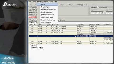 vxBCMA Brief Demo 02