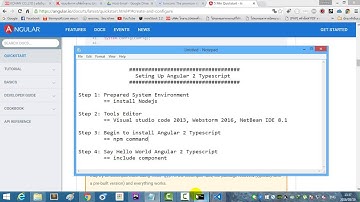 install angular 2 typescript