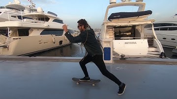 GoPro Hero 6 with Zhiyun Smooth Q - Follow skateboard in Palmarina Yalikavak Bodrum