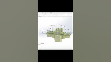 SolidWorks Örnek Çizim 207 (3D solid model example) #shorts #solidworks