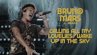 Bruno Mars - Calling All My Lovelies / Wake Up in the Sky | Live in Brazil 2024 (Studio Version)