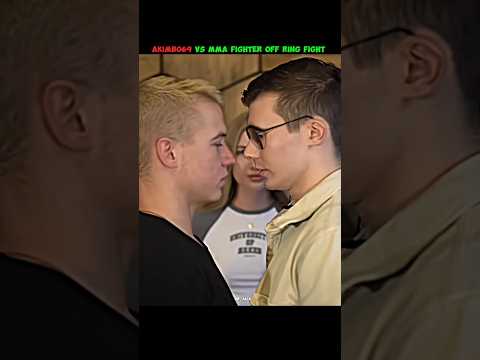 😱AKIMBO69 VS MMA FIGHTER OFF RING FIGHT#armwrestling#sports