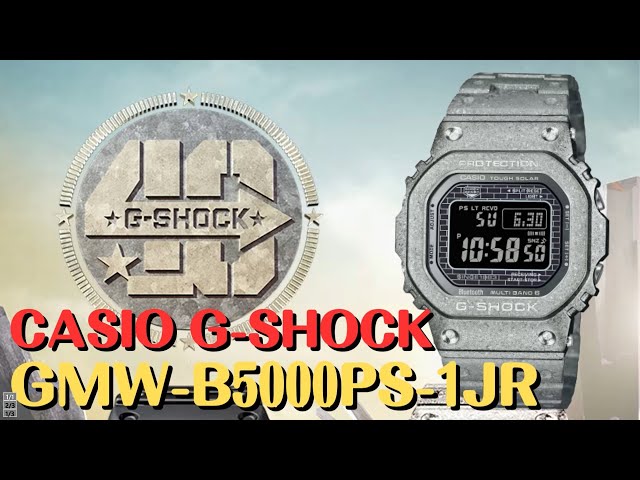 G-SHOCK 40th Anniversary GMW-B5000PS-1JR ソーラー電波