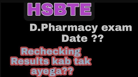 #Hsbte#exam Hsbte examination updated, Rechecking results updated.