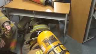 Basement fire simulation