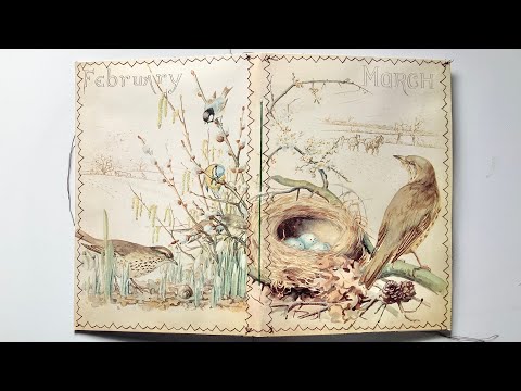 Edith Holden vintage nature journal