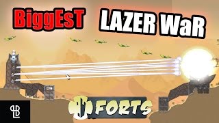 Biggest NUCLEAR WAR in FORTS | Destroying strongest Forts - LB 😂