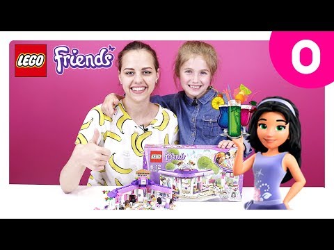 LEGO Friends Арт-кафе. Сюрприз для Эммы от друзей. Лего для девочек