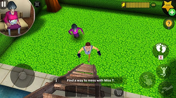 Scary Teacher 3D - New Levels Update New Chapter Miss T and Hello Neighbor Android Gameplay