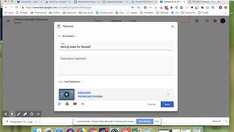 Transferring YouTube Video Links from Google Classroom to Canvas
