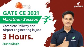 Railway and Airport Engineering | GATE Civil Engineering (CE) | Marathon | GATE Exam Preparation screenshot 4