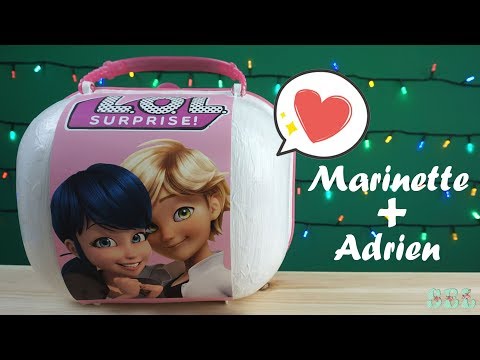 МАРИНЕТТ и АДРИАН ЛОЛ Сюрприз Custom Bigger LOL Surprise Marinette Adrian