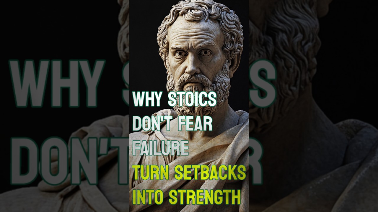 Why Stoics Don&rsquo;t Fear Failure | Turn Setbacks into Strength #shorts #wisdom #stoicism