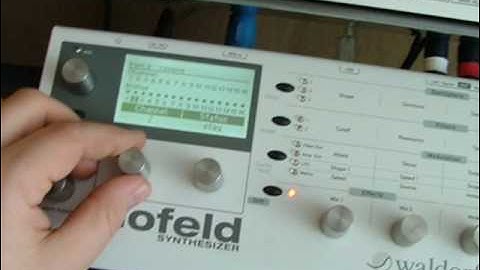 Waldorf Blofeld Demo by Vanderson