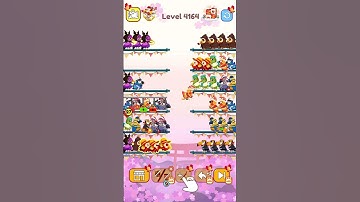 Bird Sort Color Level 4164 #games #gaming #gameplay