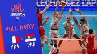France v Serbia - Full Match - Final Round Pool A | Men's VNL 2018
