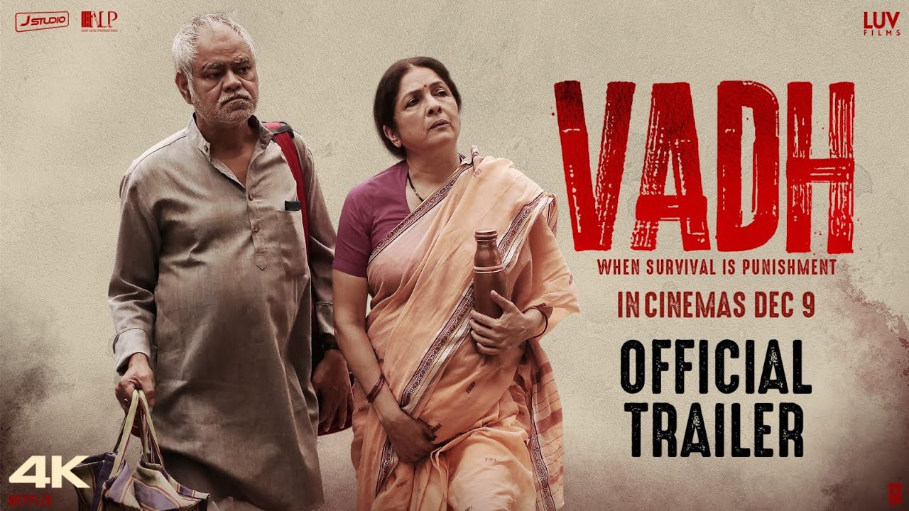 Vadh (Official Trailer) Sanjay Mishra, Neena Gupta | Dec 9