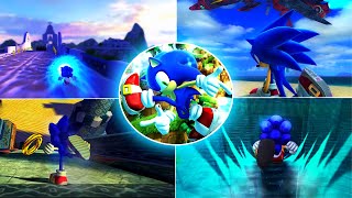 Opening Stages from 3D Sonic Games
