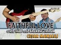 FAITHFUL LOVE- CESAR MANALILI with GUITAR PRO7 TABS and BACKING TRACK by ALVIN DE LEON (2020)