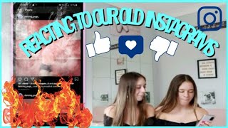 Reacting to our old Instagram photos *cringy ||twins