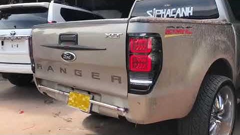Video display of Ford Ranger 2012-2018 after installing Vland Led taillights