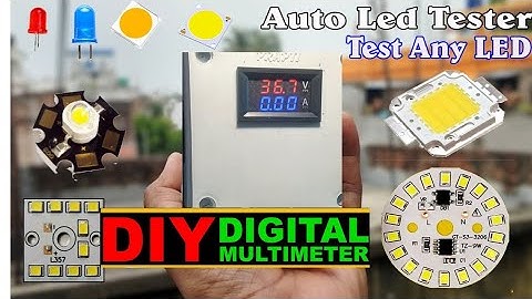 How TO Make AUTO Volt Led Tester Using 3.7V Battery | Any LED Tester
