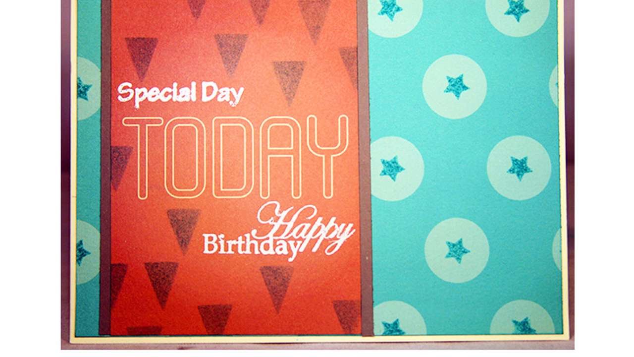 How To Journaling Card Birthday Card - DIY Crafts Tutorial ...