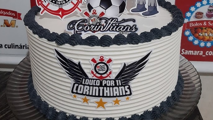 Ronilza Bolos - Bolo Corinthians 🖤🤍 Todo decorado em chantininho e papel  de arroz personalizado 🥰 #bolocorinthians #timao  #papeldearrozpersonalizado #chantininho #portoferreira #ronilzabolos 📲(19)  3581-4341 (fixo e whatsapp) 📪 contato@ronilzabolos