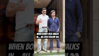 👑🔥Bobby Deol bringing effortless swag alongside Nikhil Dwivedi at the screening of Bandar 🎬