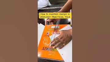 How to maintain margin in ZOOLOGY PRACTICAL FILE || Model Multiple College #lab #science #practical