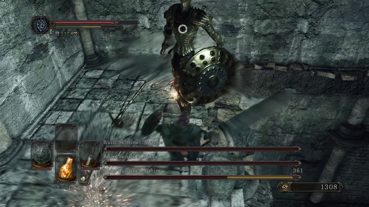 DS2 - Ruin Sentinel - Boss - YouTube